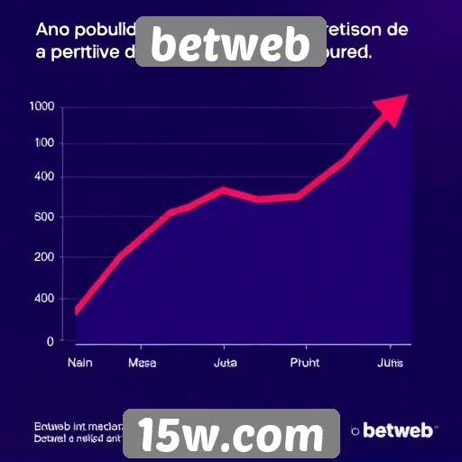 Estatísticas de usuários ativos no Betweb em crescimento